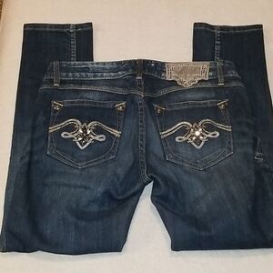 EXPRESS RE ROCK CAPRI JEANS. SZ 0